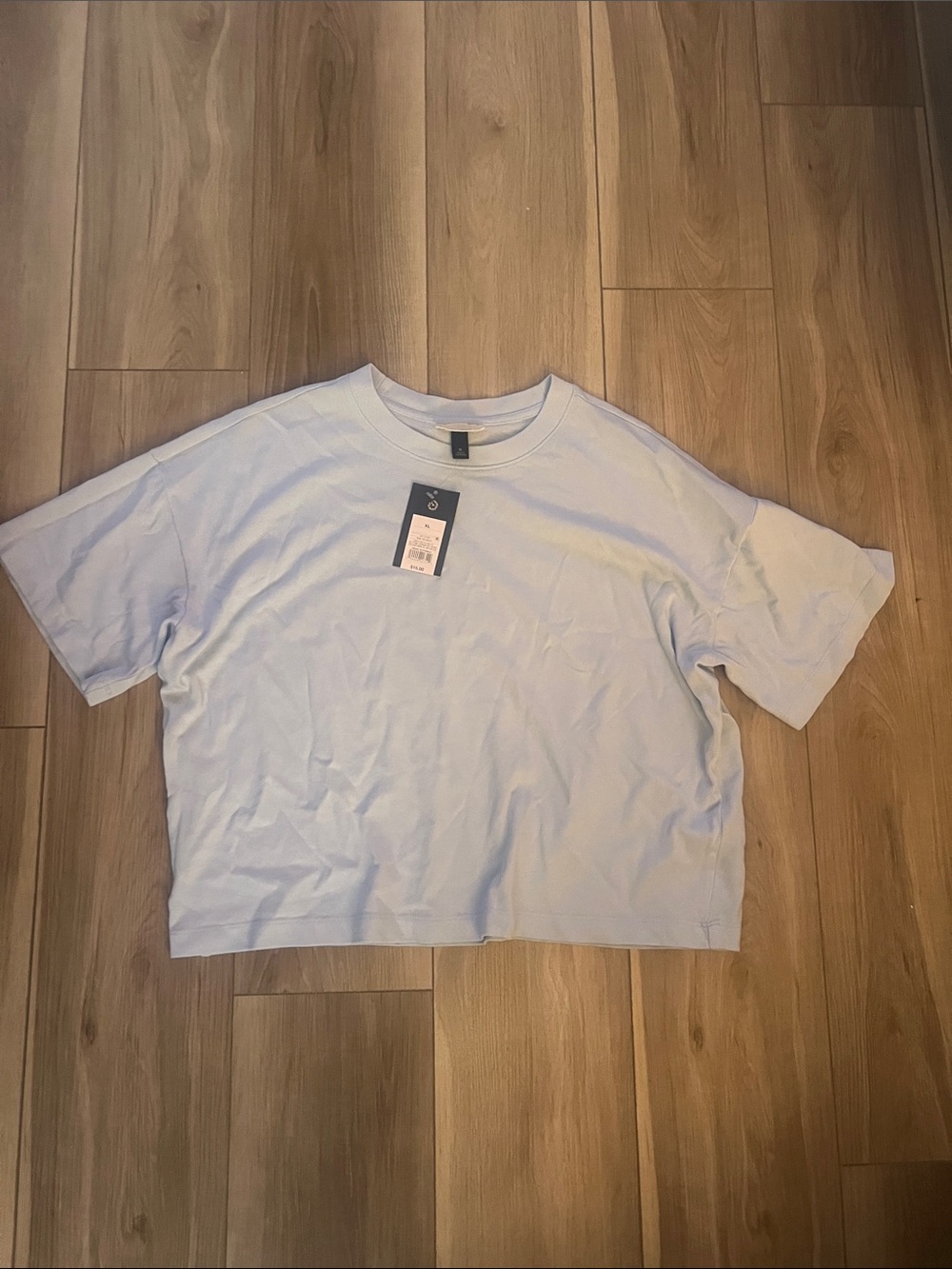 Target Pastel Blue Cropped Tee